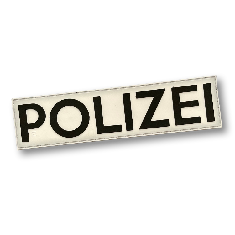 Polizei Schriftzug