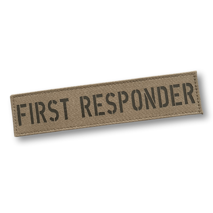 First Responder Rückenschild