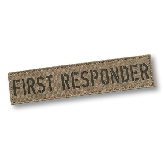 First Responder Rückenschild