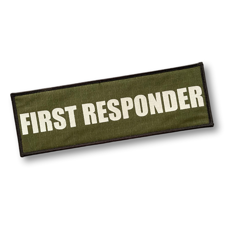 First Responder Rückenschild