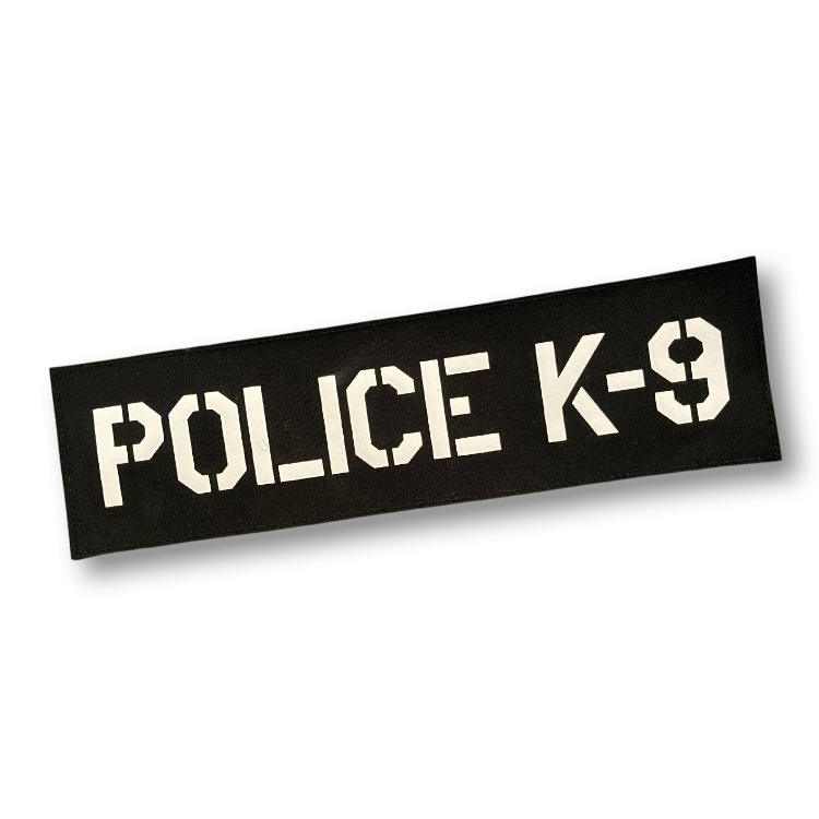 Police K9 Rückenschild