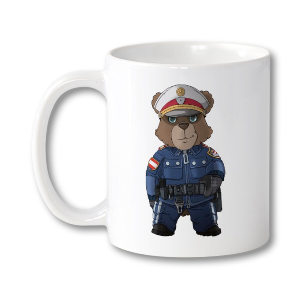 Kaffeehäferl ÖBär V8 Polizeibär