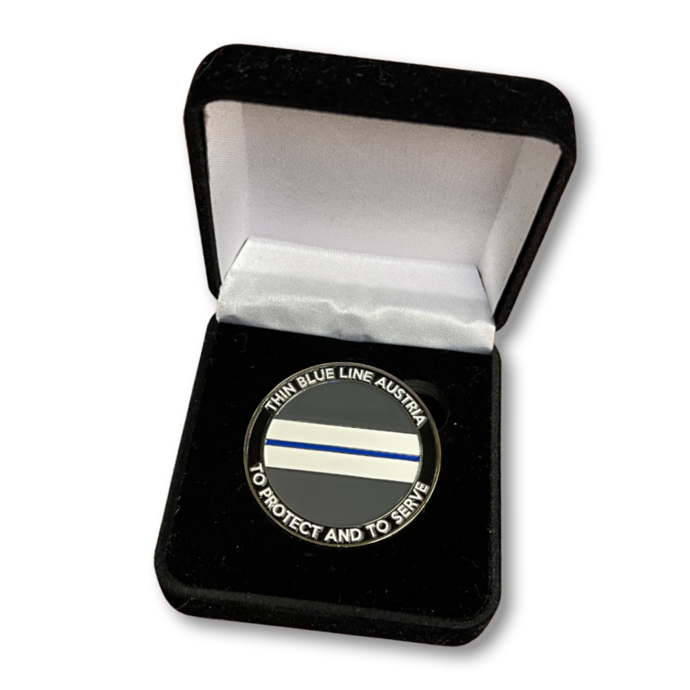 Thin Blue Line Austria - Polizei Coin