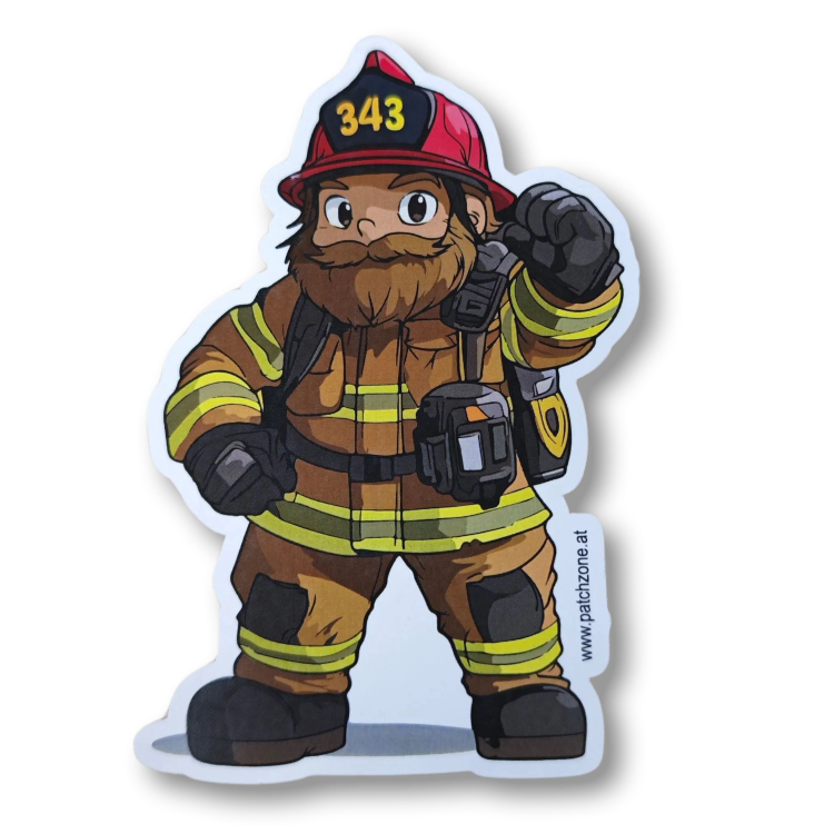 Feuerwehrmann 343 Sticker