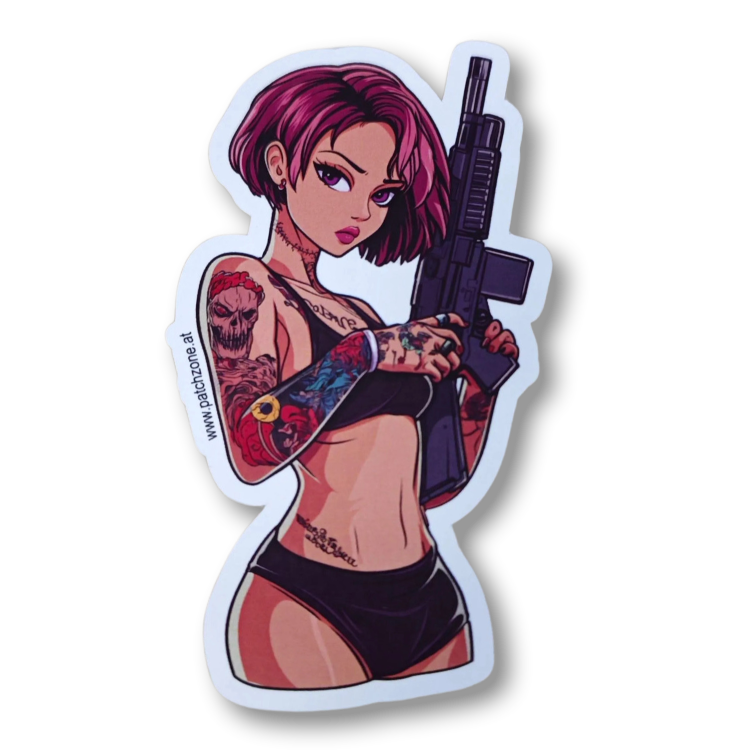 Tattoo Girl Sticker